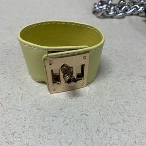 3 for $10 faux leather strap cuff bracelet
